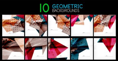 Geometrik modern arka topluluğu