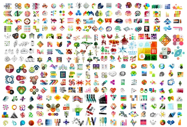 Geometrik afiş, tanıtım tasarım öğeleri kümesi