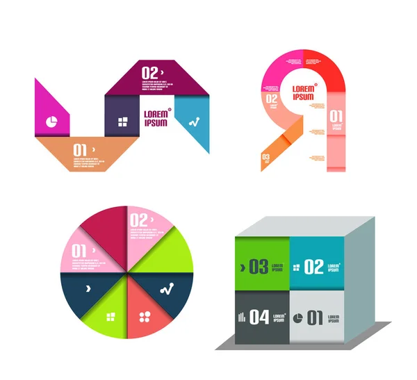 Vector geometrische sjablonen — Stockvector