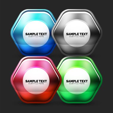 Yüksek teknoloji fütüristik techno simgeler ve logoları ile haber