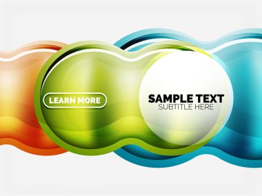 Cam veya plastik yüksek teknoloji kabarcık arka plan