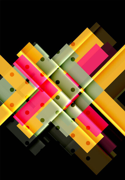 Цвет стрелок на черном фоне
