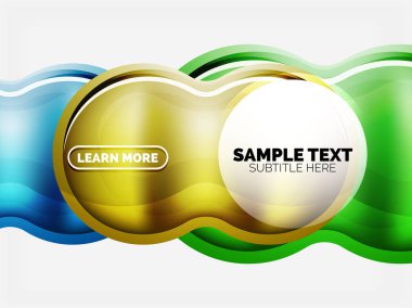 Cam veya plastik yüksek teknoloji kabarcık arka plan