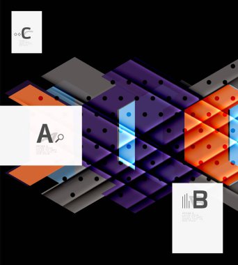 renkli soyut şekiller arka plan
