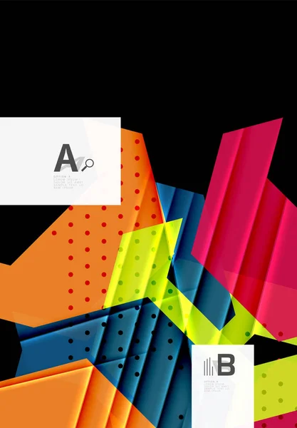 Φόντο σχέδιο χρώματος τρίγωνα — Διανυσματικό Αρχείο