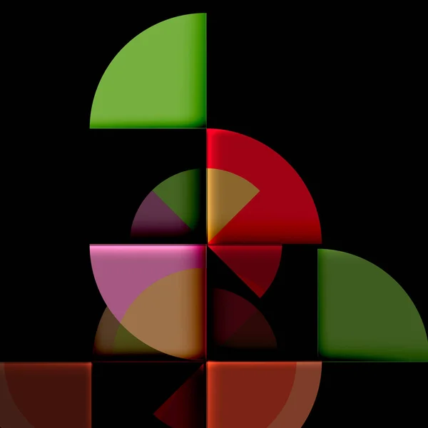 Banner abstrato círculo geométrico —  Vetores de Stock