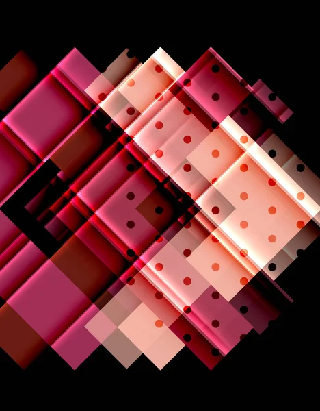 Renkli üçgenler ve oklar koyu arka plan üzerinde