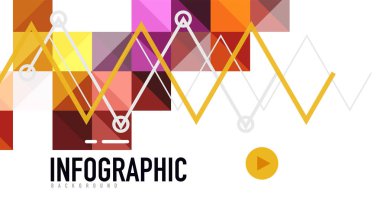 Modern geometrik sunum arka plan