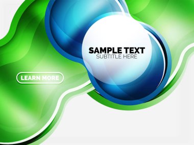 Cam veya plastik yüksek teknoloji kabarcık arka plan