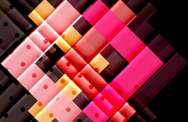 Siyah arka plan üzerinde renkli oklar