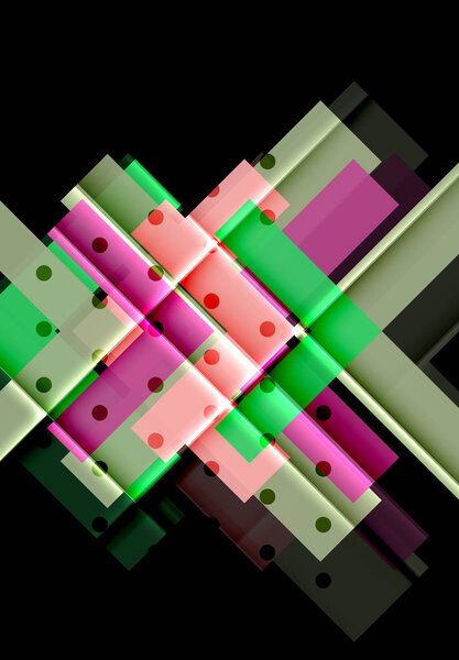 Цвет стрелок на черном фоне
