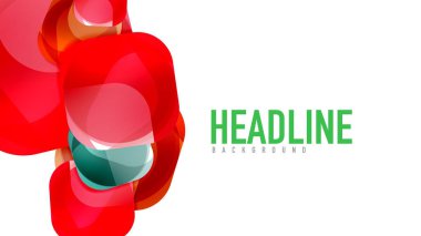 Modern geometrik sunum arka plan