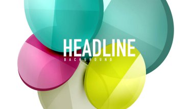 Modern geometrik sunum arka plan