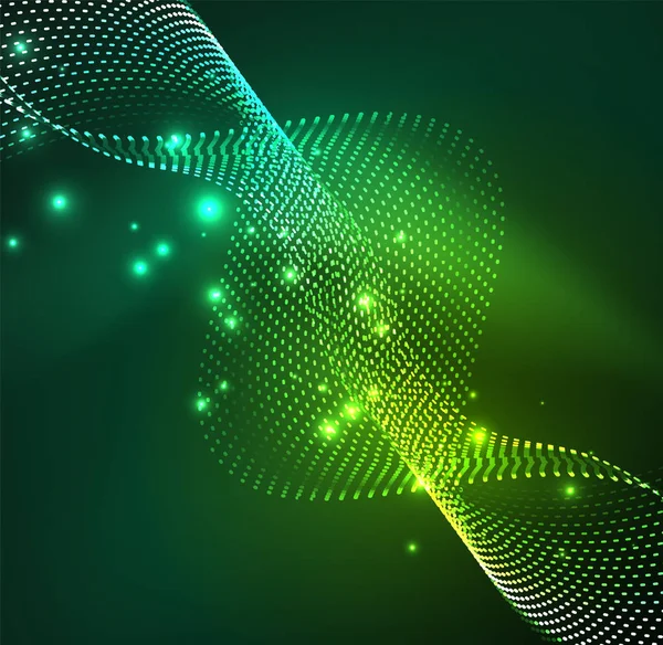 Vektör dalga parçacıklar arka plan