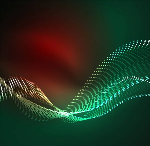 Vektör dalga parçacıklar arka plan