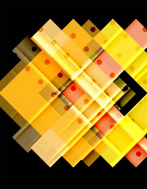 Siyah arka plan üzerinde renkli oklar