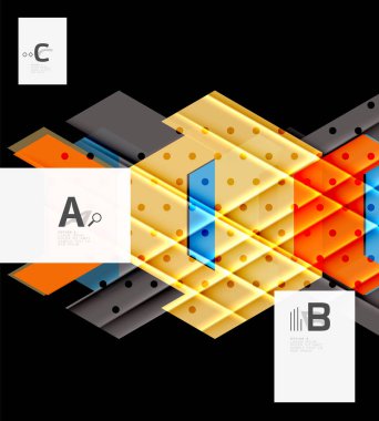renkli soyut şekiller arka plan