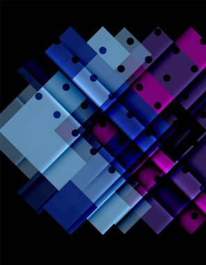 Siyah arka plan üzerinde renkli oklar