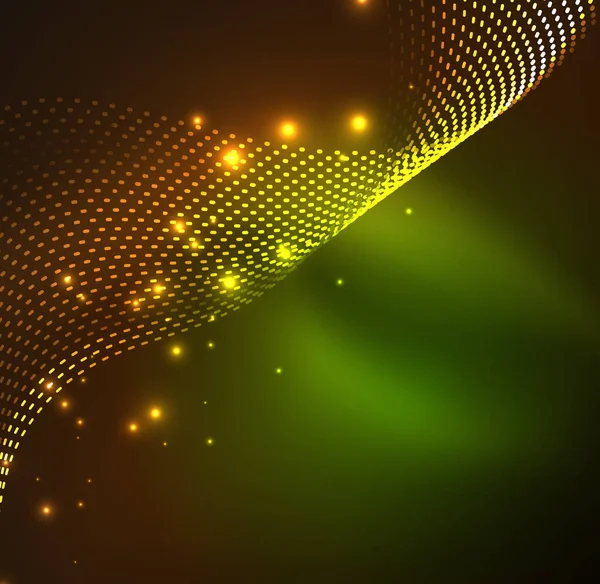 Vektör dalga parçacıklar arka plan