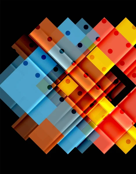 Siyah arka plan üzerinde renkli oklar