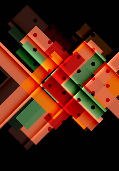 Цвет стрелок на черном фоне
