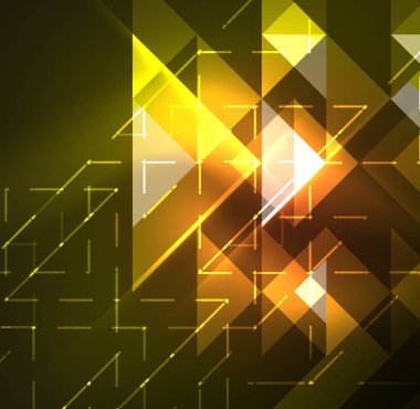 Kozmik elektrikli arka plan parlak parlayan pleksus elektrik darbeleri ile