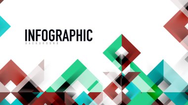 İş tanıtımı geometrik şablonu