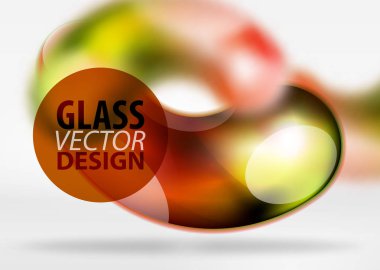 Dijital techno arka plan, gri 3d alan cam curvy balon