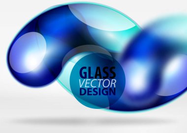 Dijital techno arka plan, gri 3d alan cam curvy balon