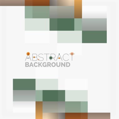 Soyut engeller şablon tasarım arka plan, beyaz, basit geometrik şekiller düz çizgiler ve dikdörtgenler