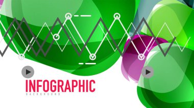 Modern geometrik sunum arka plan