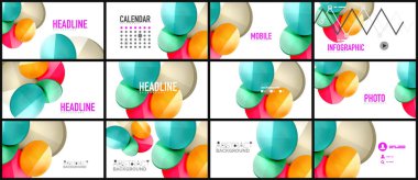 Modern geometrik sunum arka plan