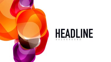 Modern geometrik sunum arka plan