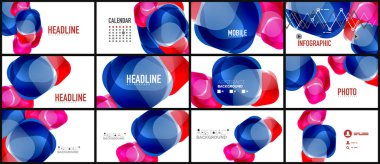 Modern geometrik sunum arka plan