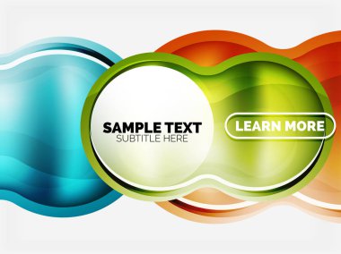 Cam veya plastik yüksek teknoloji kabarcık arka plan