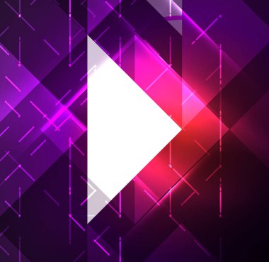 Kozmik elektrikli arka plan parlak parlayan pleksus elektrik darbeleri ile