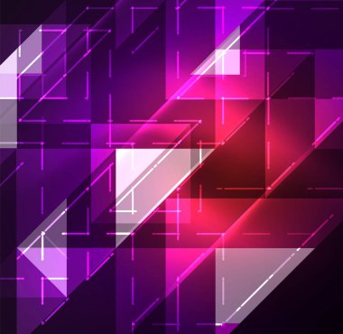 Kozmik elektrikli arka plan parlak parlayan pleksus elektrik darbeleri ile