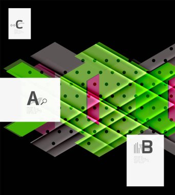 Üçgenler ve geometrik şekiller arka plan soyut