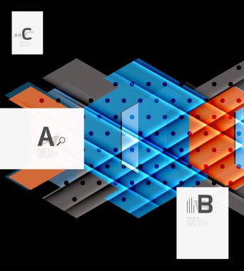 renkli soyut şekiller arka plan