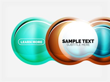Cam veya plastik yüksek teknoloji kabarcık arka plan