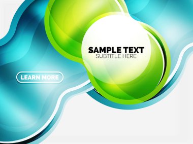 Cam veya plastik yüksek teknoloji kabarcık arka plan