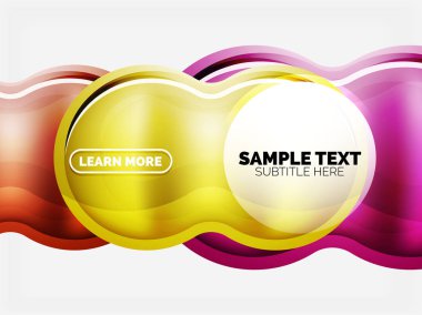 Cam veya plastik yüksek teknoloji kabarcık arka plan