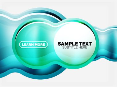 Cam veya plastik yüksek teknoloji kabarcık arka plan
