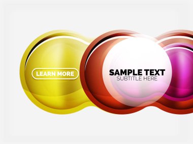 Cam veya plastik yüksek teknoloji kabarcık arka plan