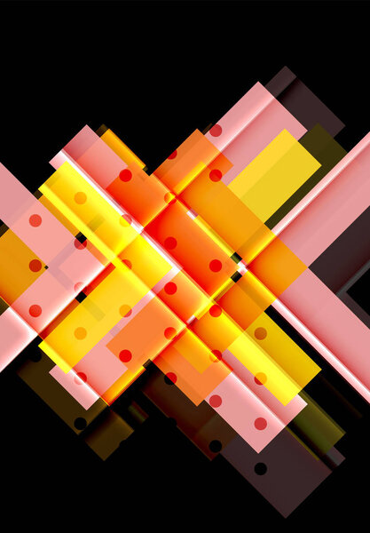 Цвет стрелок на черном фоне
