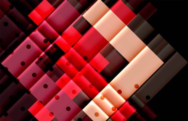 Siyah arka plan üzerinde renkli oklar