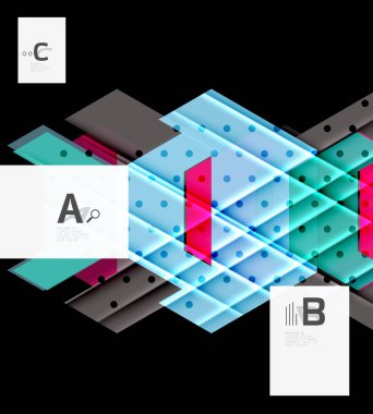 renkli soyut şekiller arka plan
