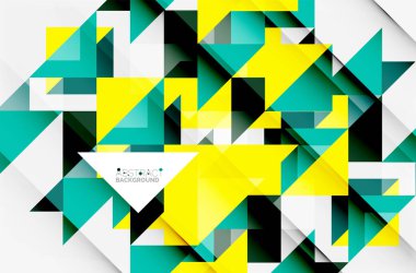 Üçgen desen tasarım arka plan