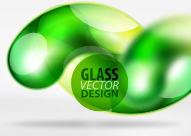Dijital techno arka plan, gri 3d alan cam curvy balon