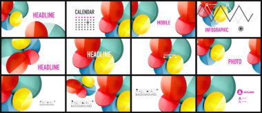 Modern geometrik sunum arka plan